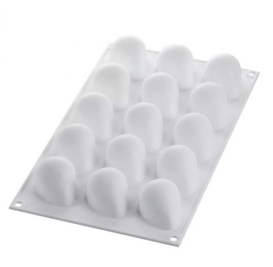 Silikonform jordgubbar