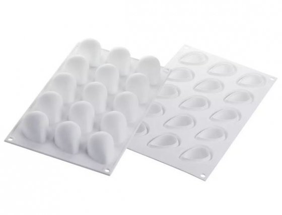 Silikonform jordgubbar