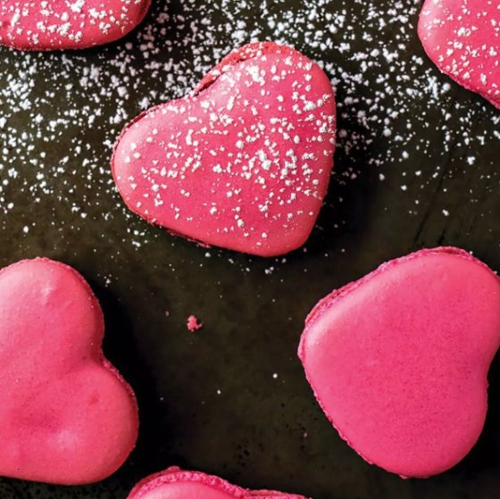 Silikomart Silikonmatta Macarons Hjärta