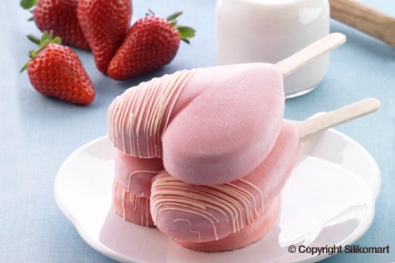 Silikomart glassform hjärta