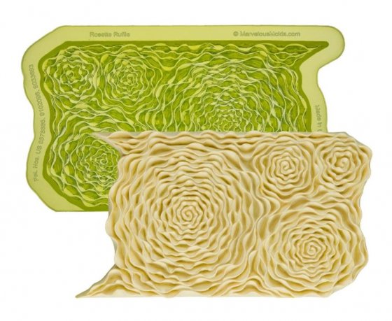 Marvelous moulds silikonform rosette ruffle