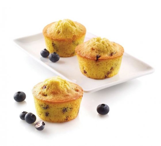 Silikonform för muffins