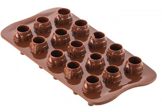 Silikomart Pralinform Silikon MR&MRS Brown