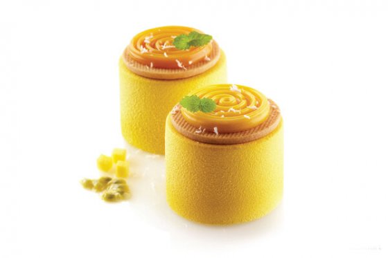 Silikonform tourbillon spiral