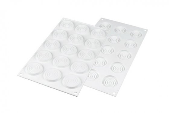 Silikonform tourbillon spiral