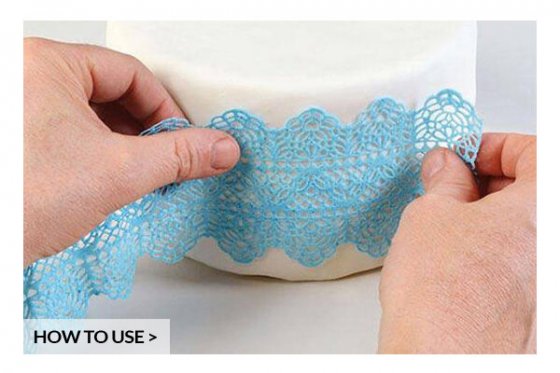 Silikonmatta spets för bakning