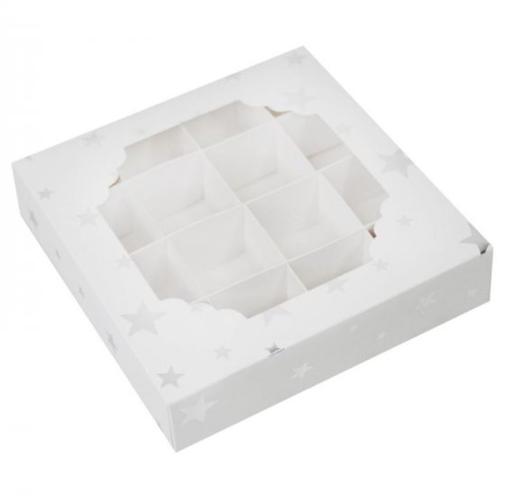 Praliinilaatikko 16 praliinille – Hopeatähti 5 kpl