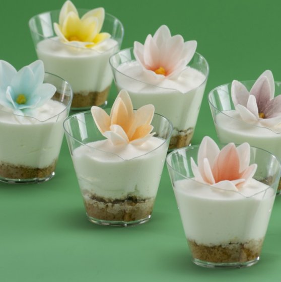 Små waferblommor