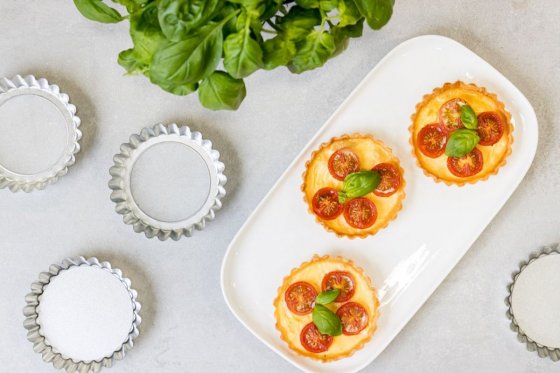 Piirakkavuoka irrotettavalla pohjalla 10 cm 6 kpl