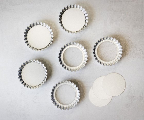 Piirakkavuoka irrotettavalla pohjalla 10 cm 6 kpl