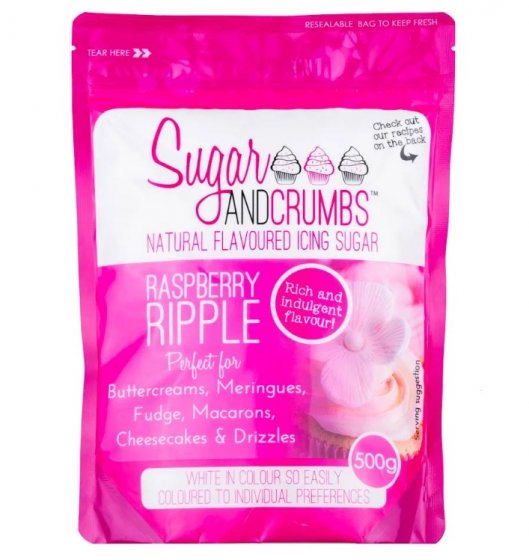 Maustettu tomusokeri Raspberry Ripple 500 g