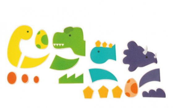 Ätbara dekorationer dino