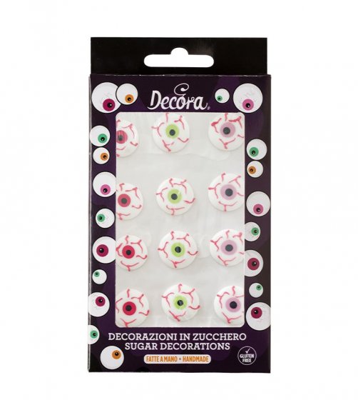 Sockerdekorationer ögon