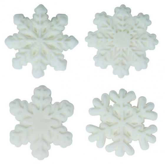 PME sockerdekorationer snöflingor