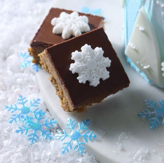 PME sockerdekorationer snöflingor