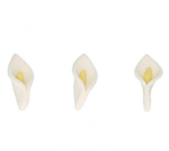 Sockerdekoration vit kalla