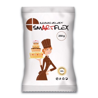 Brown velvet sockerpasta smartflex