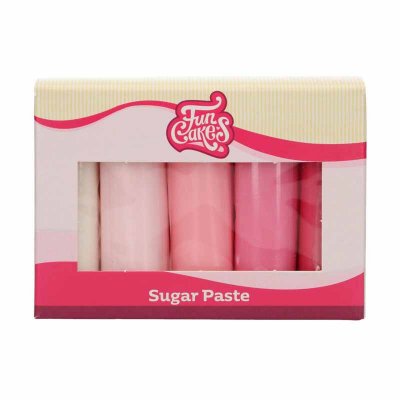 sockerpasta rosa nyanser