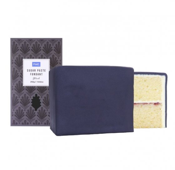 Svart sockerpasta pme