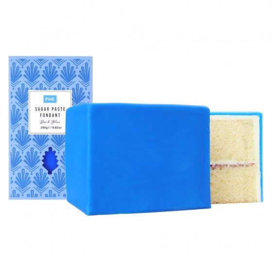 Mörkblå sockerpasta pme