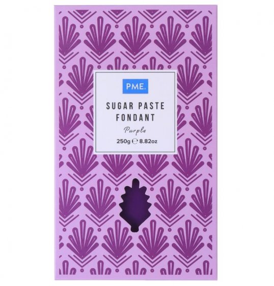 Lila sockerpasta pme