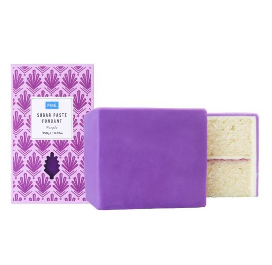 Lila sockerpasta pme