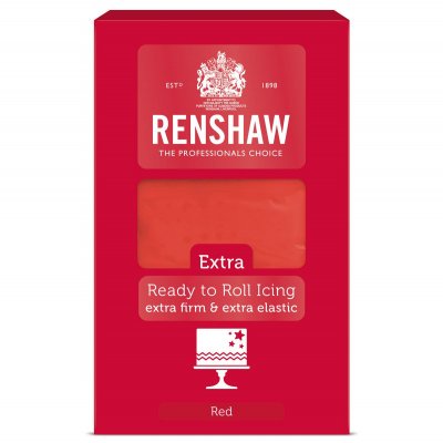 Renshaw sockerpasta röd 1 kg