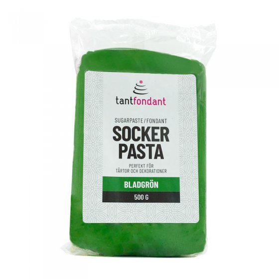 Tant Fondant Sockerpasta Bladgrön 500 g