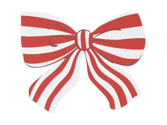 Striped Bow Napkins