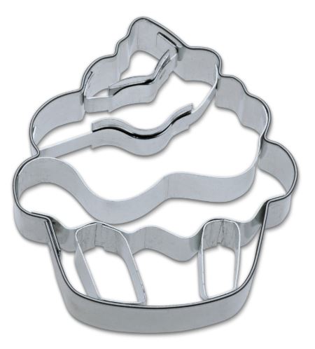 Cookie cutter cupcake