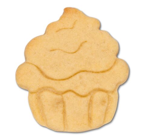 Cookie cutter cupcake
