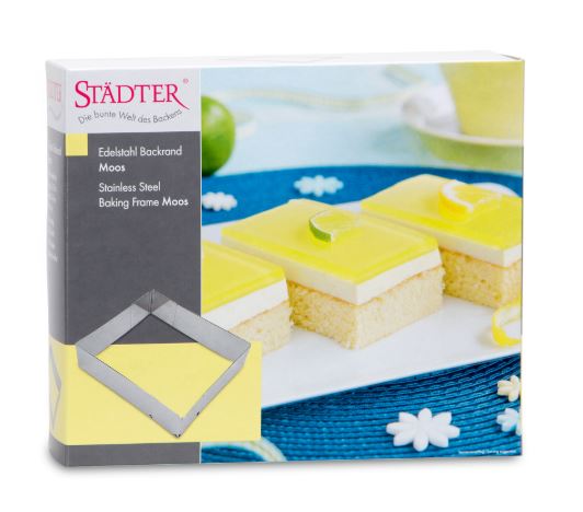 Städter Neliönmuotoinen Tårtring, Säädettävä koko