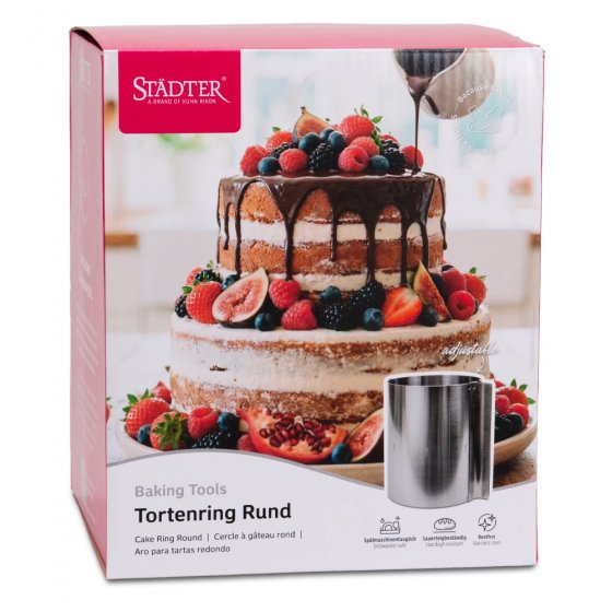 Städter Säädettävä Erittäin Korkea Kakkurengas 15-30 cm