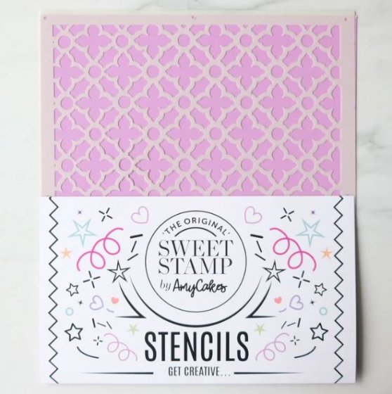 Stencil tårta Jasmine