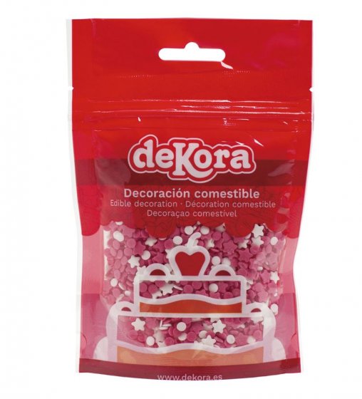 Dekora Koristeet Konfetti Baby Pink