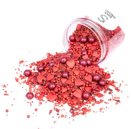 Strössel röd medley