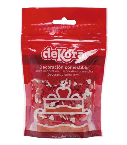 Strössel konfetti hjärtan