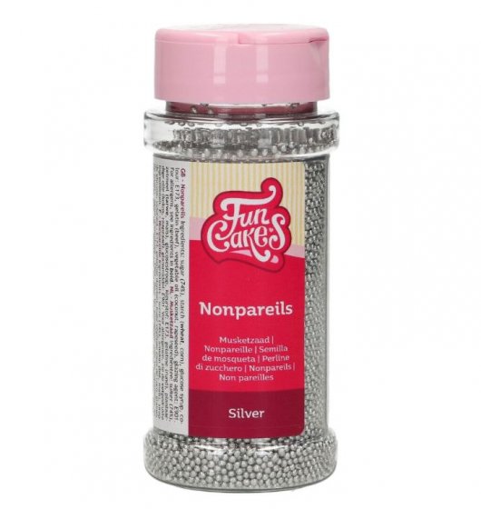 Strössel nonpareils silver