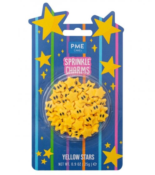 PME strössel gula stjärnor