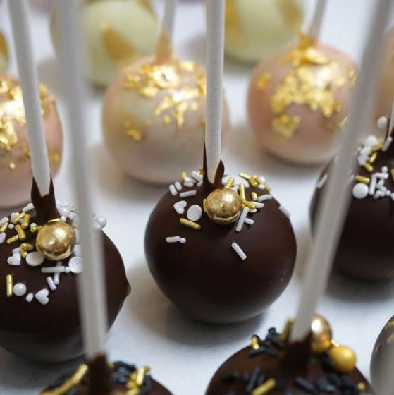 Strösselmedley guld vit