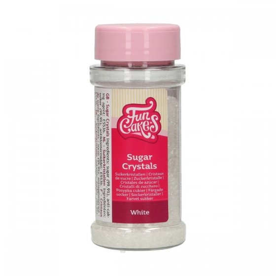 Sugar crystals white