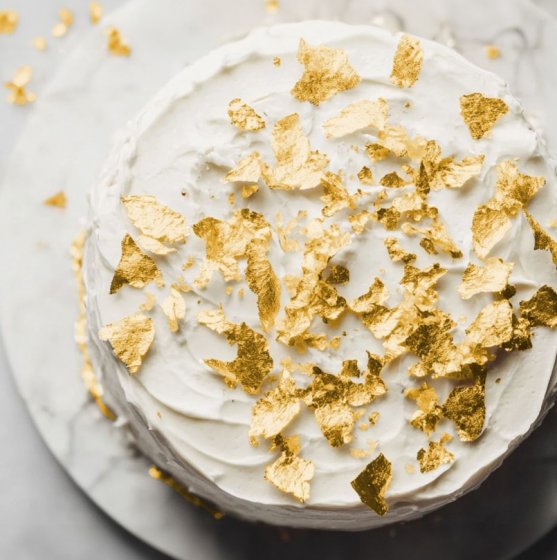 Sugarflair gold leaf sheet