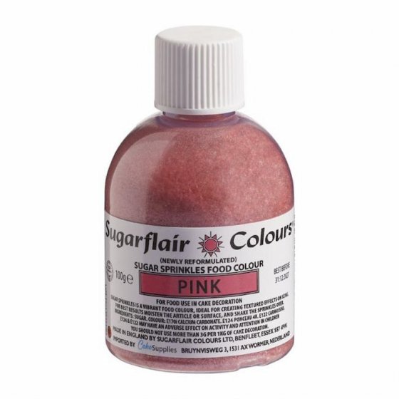 Sugarflair sugar sprinkles rosa