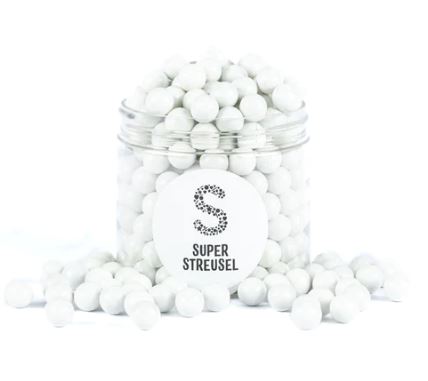Super streusel chokladkulor vita
