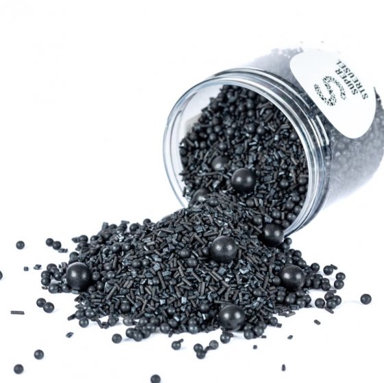 Super Streusel Koristeraemix Musta