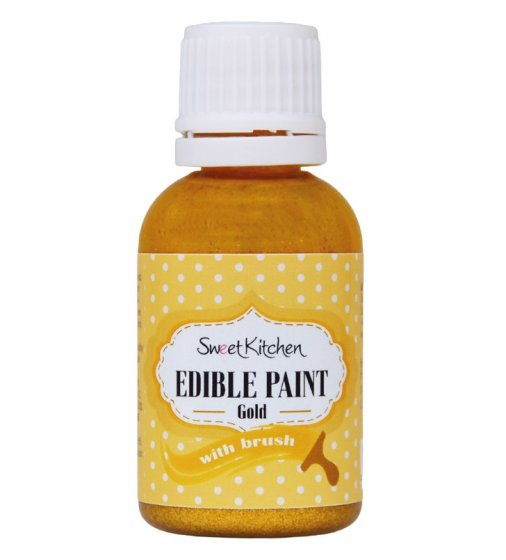 SweetKitchen Ätbar Färg Metallic Guld 25 g