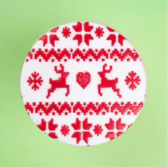 Stencil till cookies jultröja