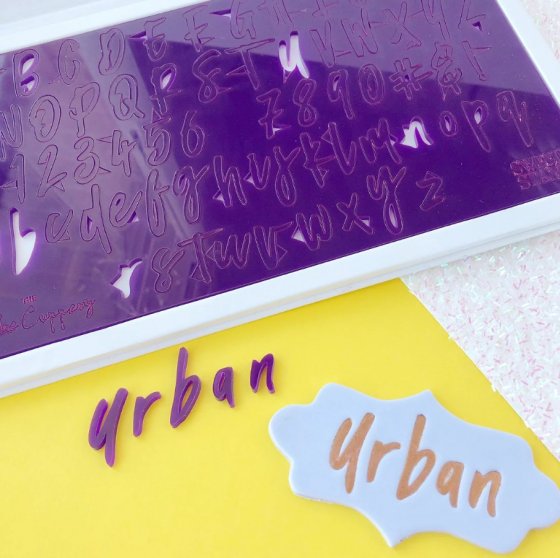 Sweet Stamp Bokstäver, Siffror & Symboler Urban