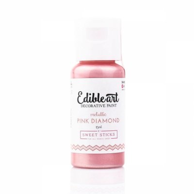 Sweet Sticks Cake Paint - Metallic Pink Diamond