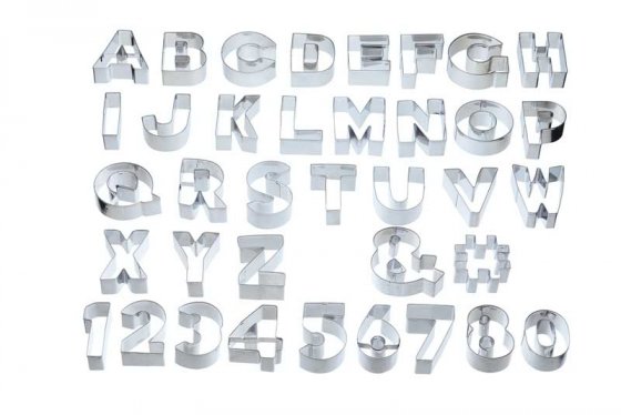 Sweetly does It Cookie Cutter ABC och 123